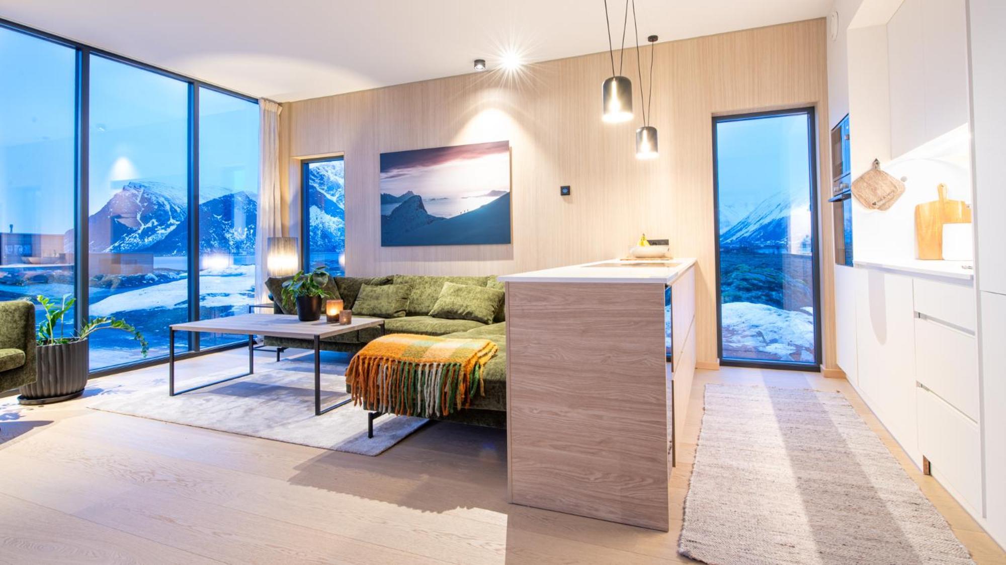 New Luxury Cabin Near Henningsvaer Lofoten Kleppstad Exterior foto