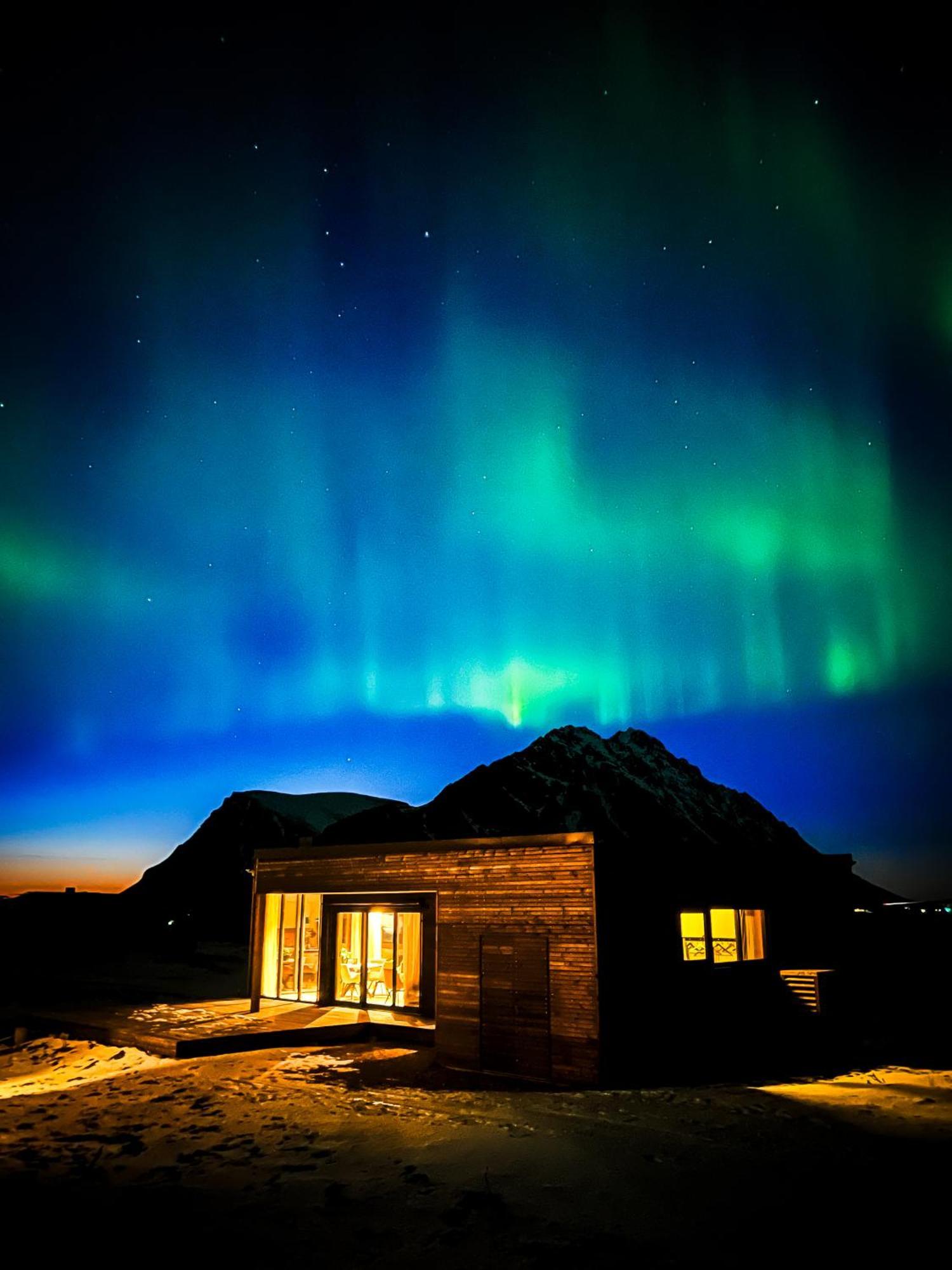 New Luxury Cabin Near Henningsvaer Lofoten Kleppstad Exterior foto